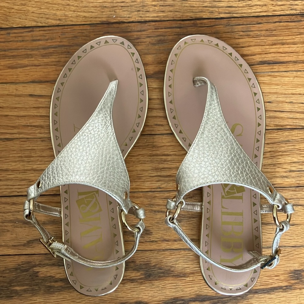 Thong Slingback Flat Sandals